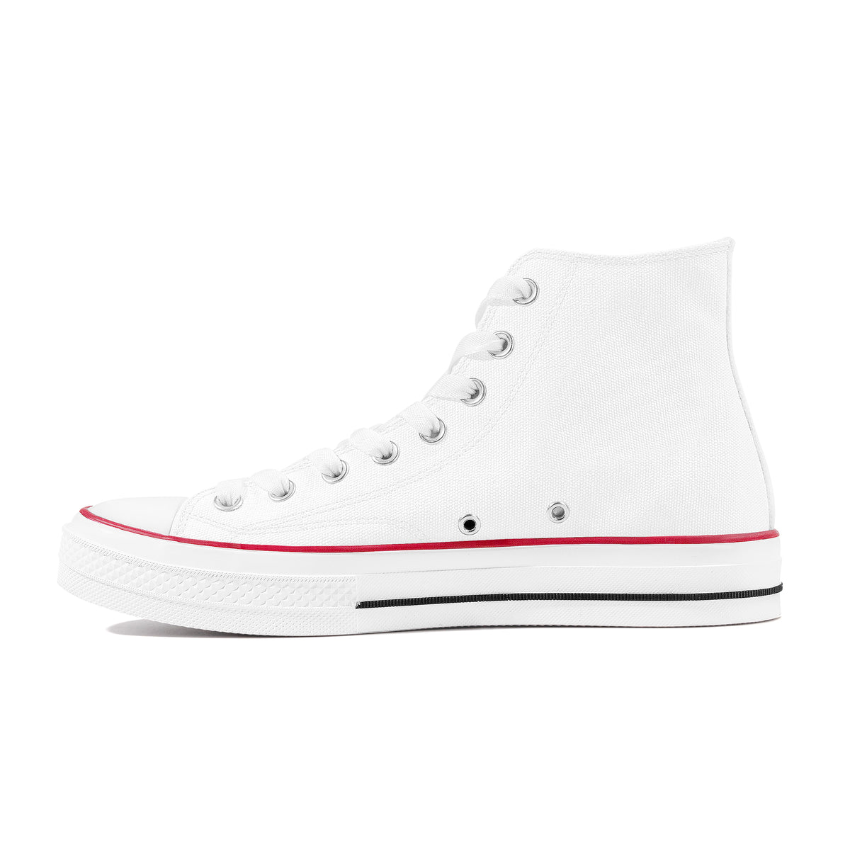 D70 High Top Canvas Shoes - White - SONIC*STUDIO*SON9S