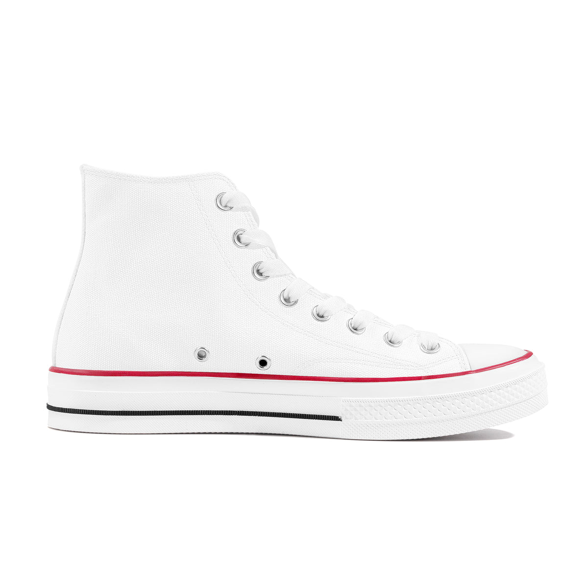D70 High Top Canvas Shoes - White - SONIC*STUDIO*SON9S