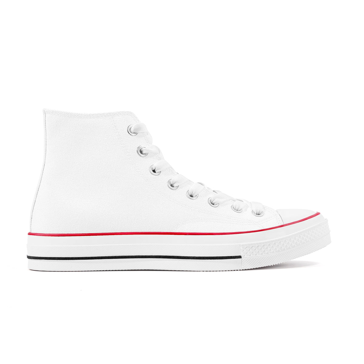 D70 High Top Canvas Shoes - White - SONIC*STUDIO*SON9S