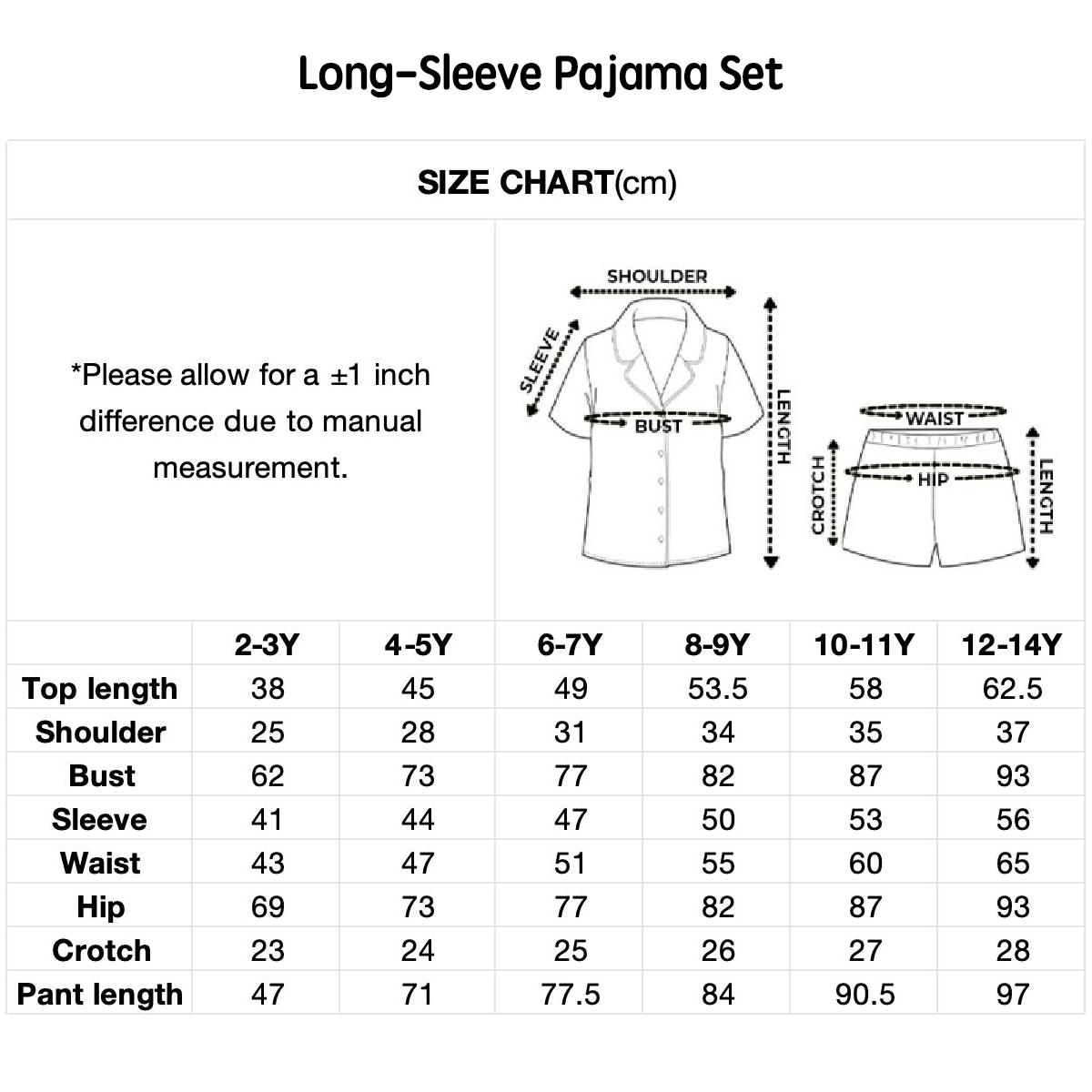 Premium Kids All-Over Print Long-Sleeve Pajama Set - SONIC*STUDIO*SON9S